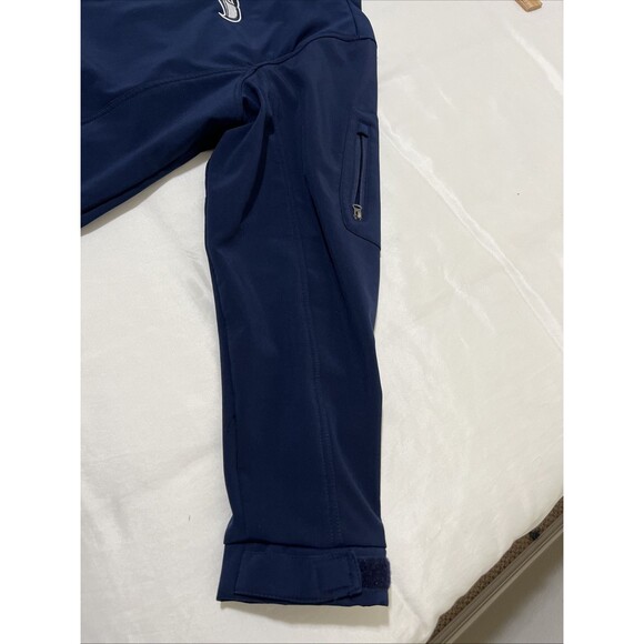 Seattle Seahawks Full Zip Jacket NFL Navy Drawstring Pockets Mens XL Blokecore - Picture 2 of 16